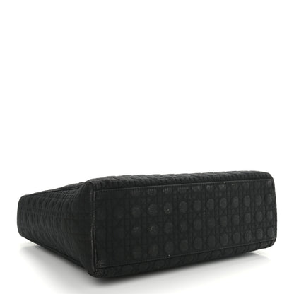 Christian Dior Nylon Cannage Large Lady Dior Black 3 of 13