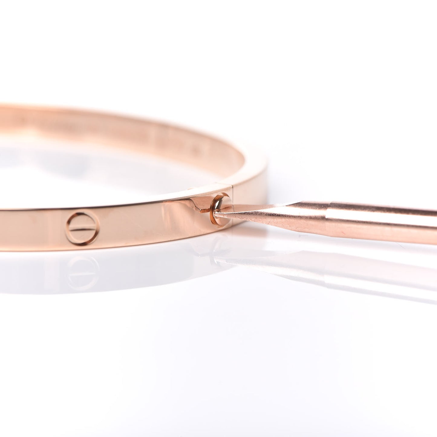 18K Pink Gold Small LOVE Bracelet 16