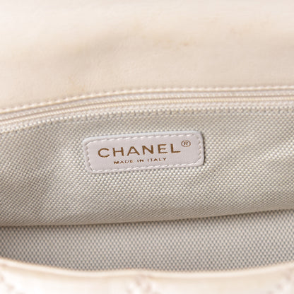 Chanel Calfskin Quilted Retro Chain Flap Beige 6 of 27