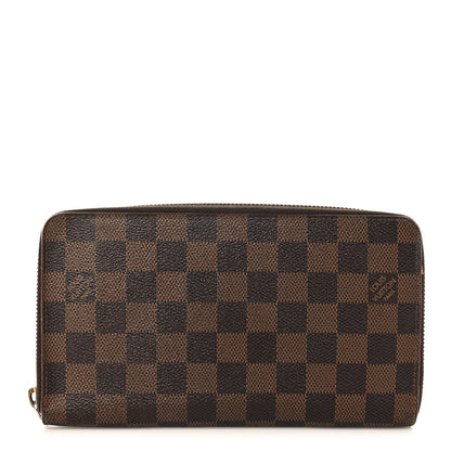 Louis Vuitton Damier Ebene Zippy Organizer Wallet 1 of 10