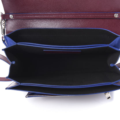 Givenchy Goatskin Suede Medium GV3 Shoulder Bag Aubergine Blue 5 of 9