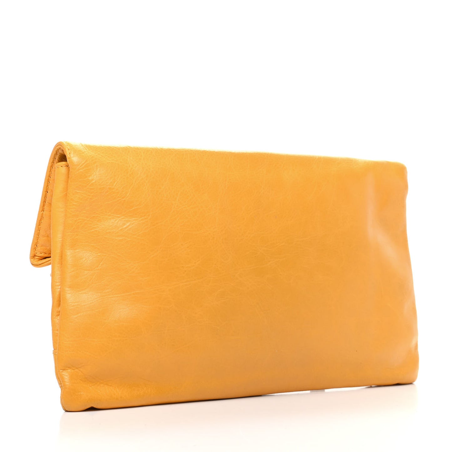 Agneau Giant 12 Rose Gold Hardware Envelope Clutch Mangue