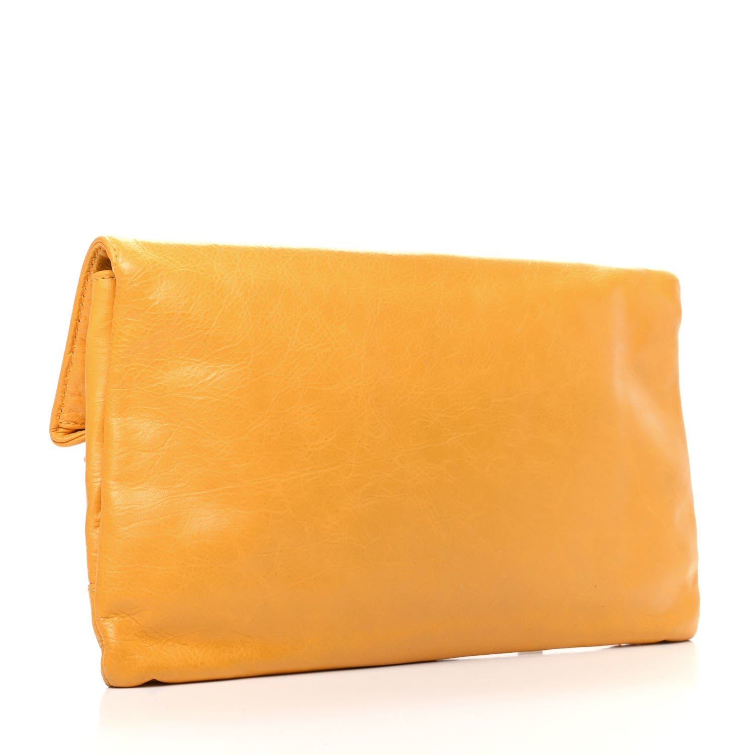 Balenciaga Agneau Giant 12 Rose Gold Hardware Envelope Clutch Mangue 3 of 6