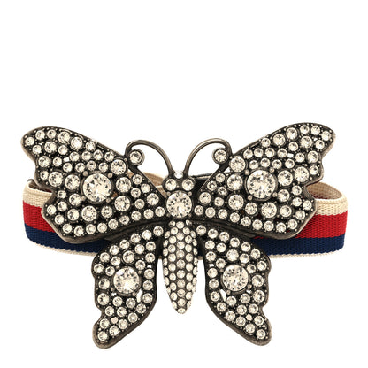 Gucci Web Crystal Butterfly Bracelet 1 of 5