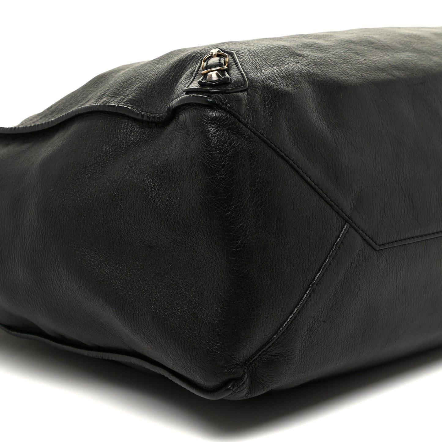 Supple Calfskin Papier A4 Tote Black