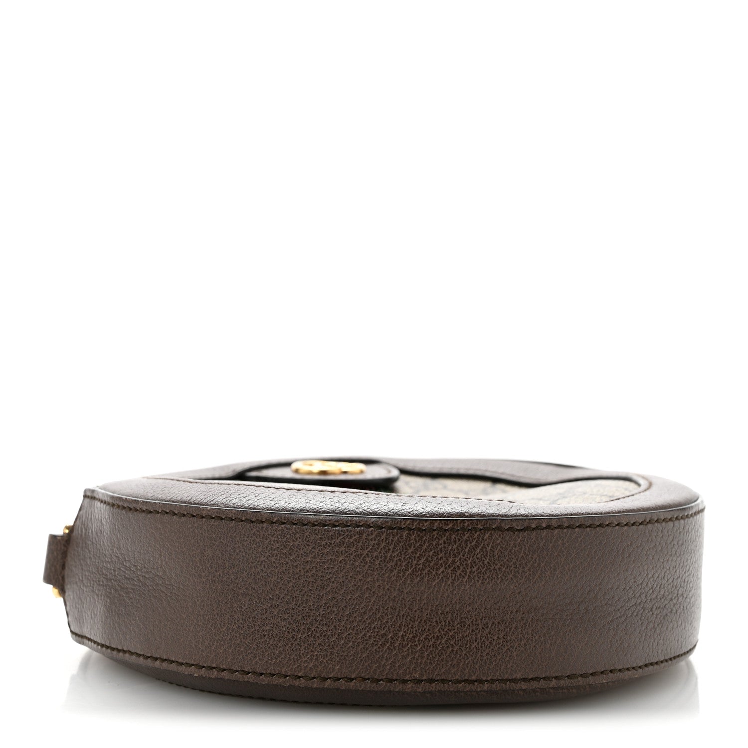Gucci GG Supreme Monogram Web Mini Ophidia Round Shoulder Bag Brown 4 of 12