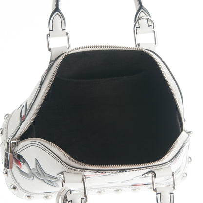 Louis Vuitton Epi Chain Flower Alma BB White 5 of 8