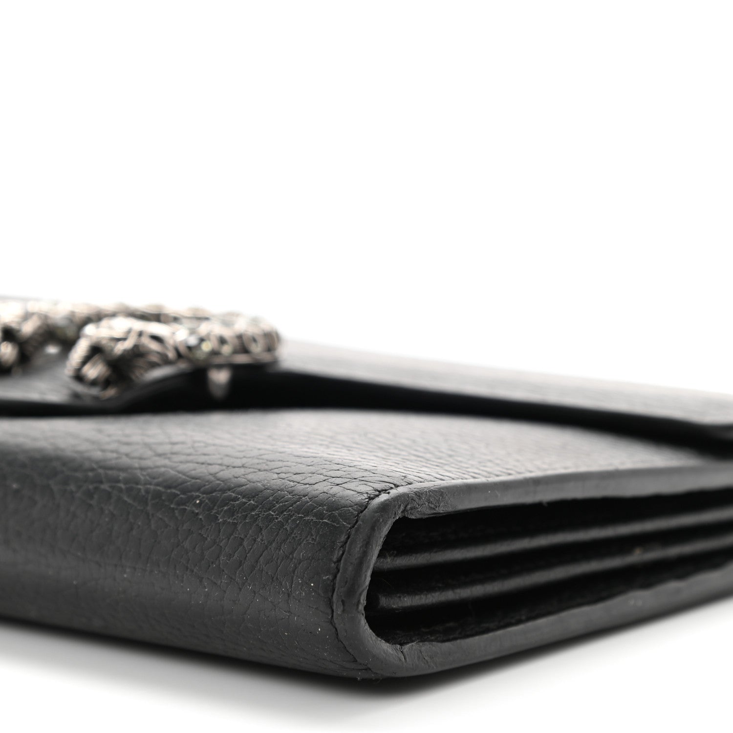 Gucci Calfskin Mini Dionysus Chain Wallet Black 9 of 12