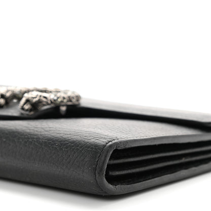 Gucci Calfskin Mini Dionysus Chain Wallet Black 9 of 12