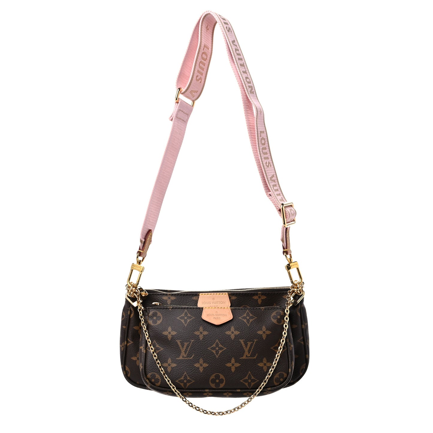 Monogram Multi Pochette Accessories Rose Clair