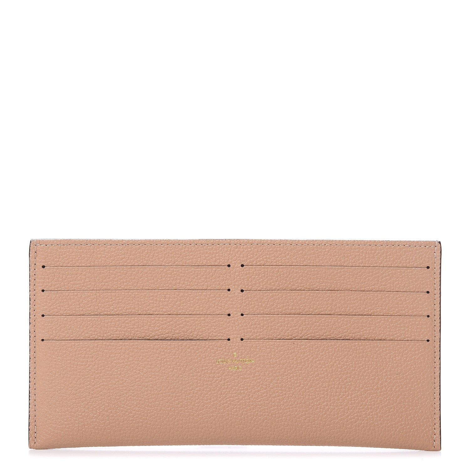 Louis Vuitton Calfskin Felicie Card Holder Insert Papyrus 1 of 6