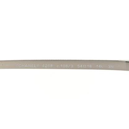 Chanel Round Sunglasses 4268 Black 5 of 9