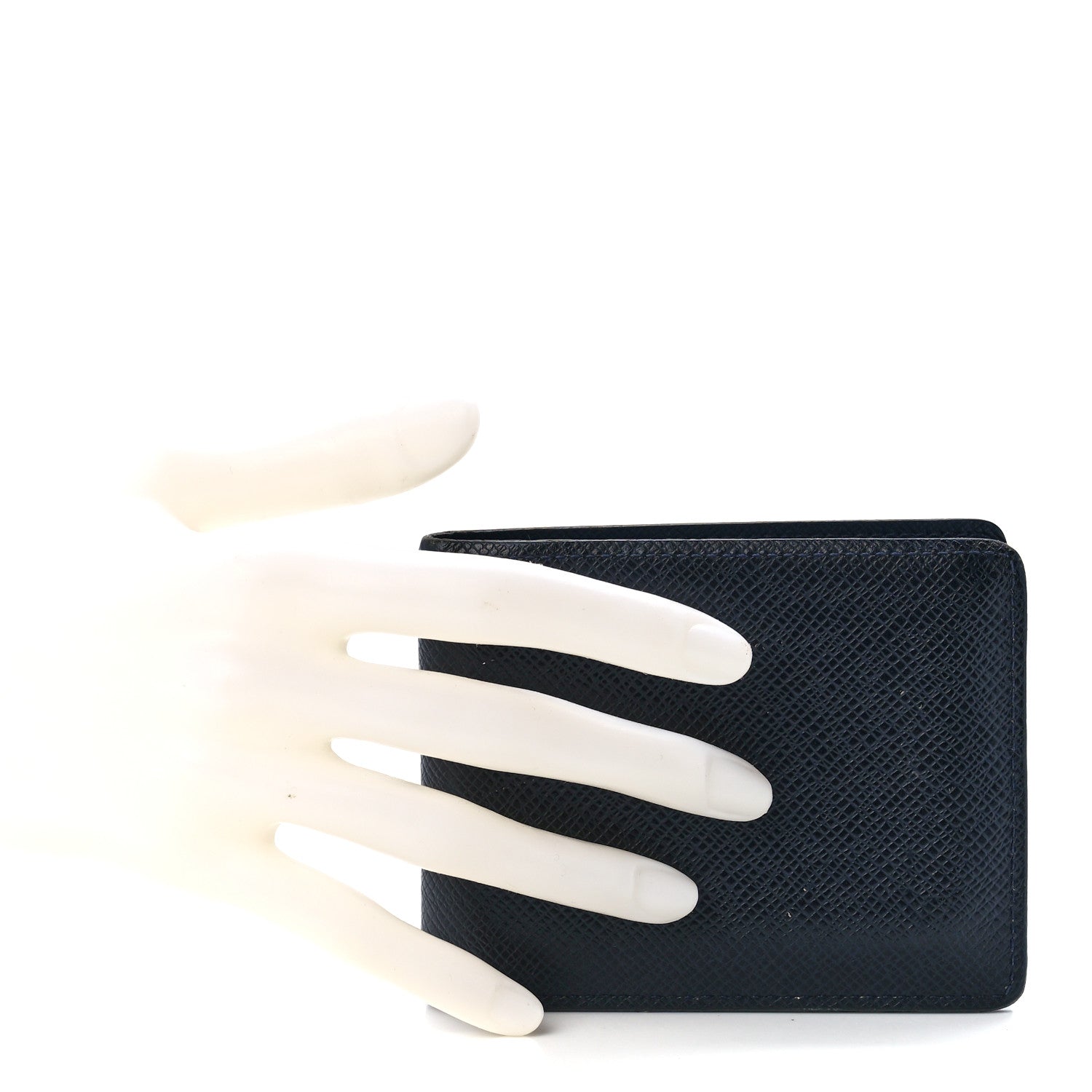 Louis Vuitton Taiga Slender Wallet Navy 2 of 11
