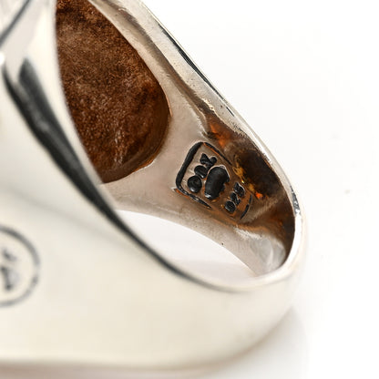 David Yurman Sterling Silver Diamond Citrine 20mm Albion Ring 58 8.25 5 of 5