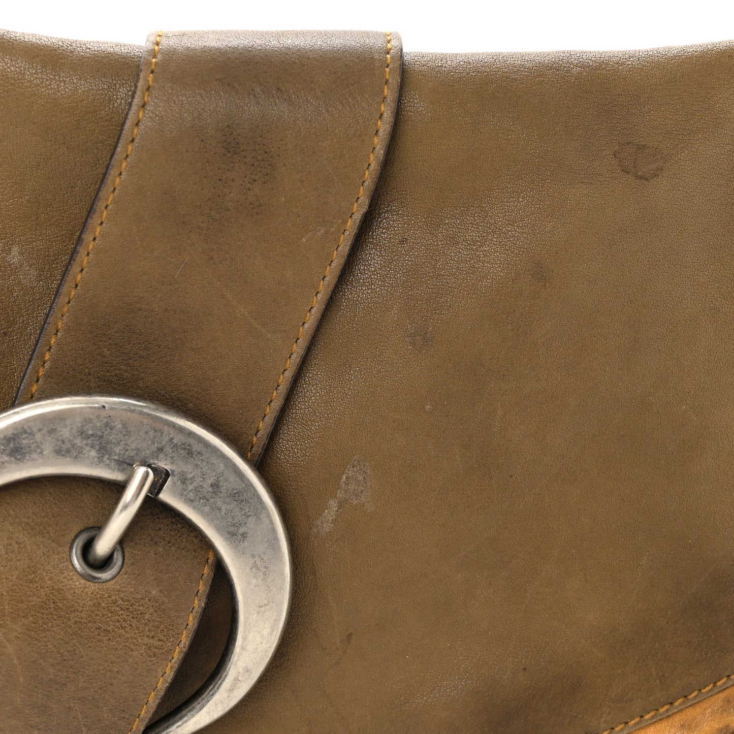 Calfskin Gaucho Double Saddle Bag Brown