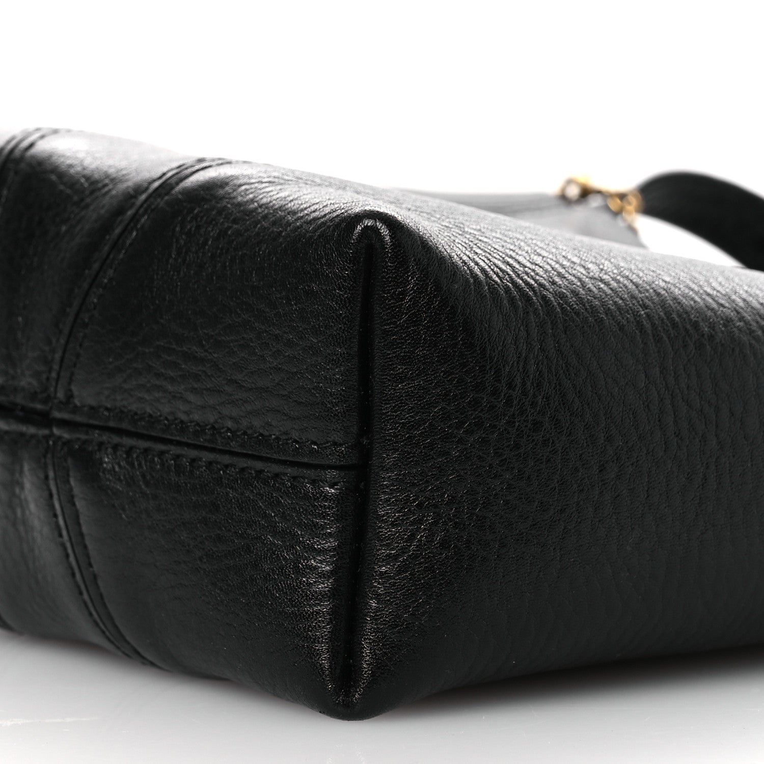 Chloe Grained Calfskin Small Spin Tote Black 10 of 10