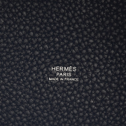 Hermes Taurillon Clemence Picotin Lock 18 PM Bleu Abysse 6 of 13