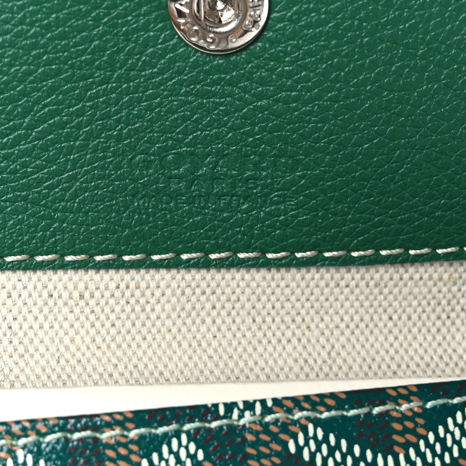 Goyard Goyardine Saint Louis PM Green 7 of 9
