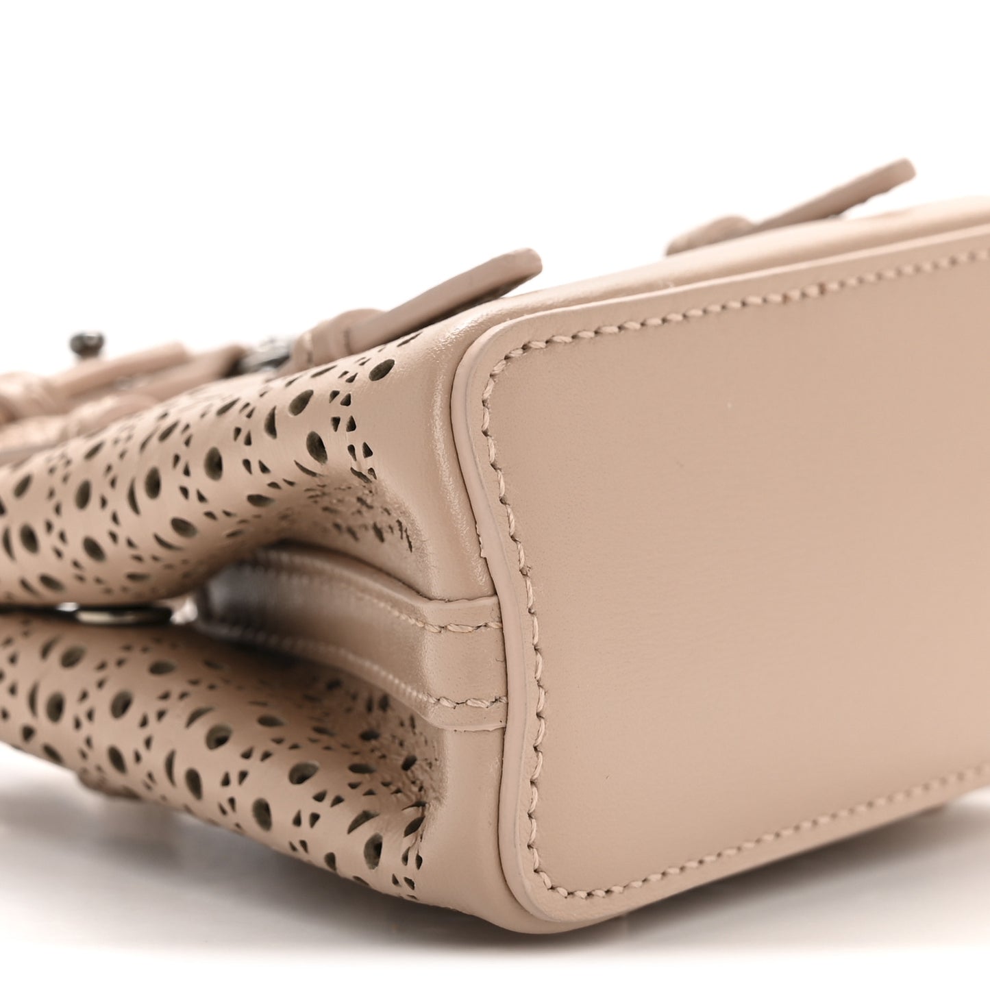 Calfskin Vienne Wave Mini Mina Bag Sable