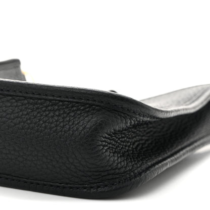 Hermes Taurillon Clemence Evelyne TPM Black 10 of 10