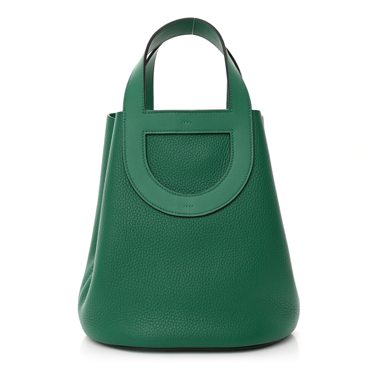 Hermes Taurillon Clemence Swift In-The-Loop 23 Bag Vert Vertigo 1 of 10