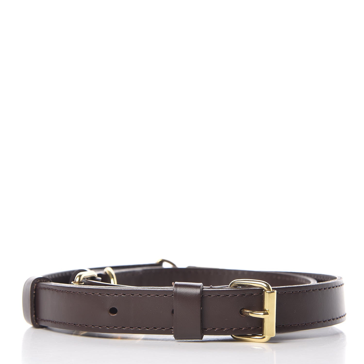 Louis Vuitton Calfskin Adjustable Speedy Bandouliere Shoulder Strap Brown 2 of 2
