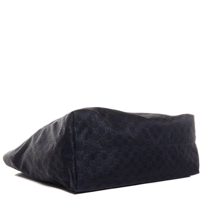 Gucci Nylon Monogram Large Tote Blue 4 of 9