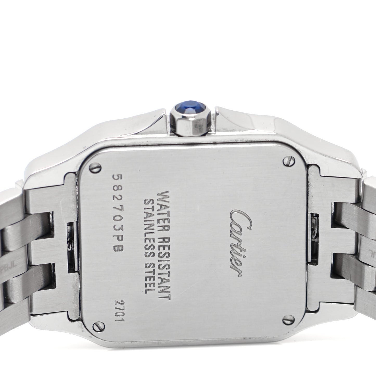 Stainless Steel 26mm Santos Demoiselle Quartz Watch