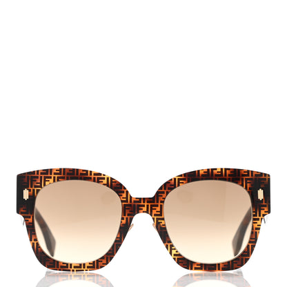 Fendi Acetate FF Sunglasses FF 0458/G/S Havana 2 of 8