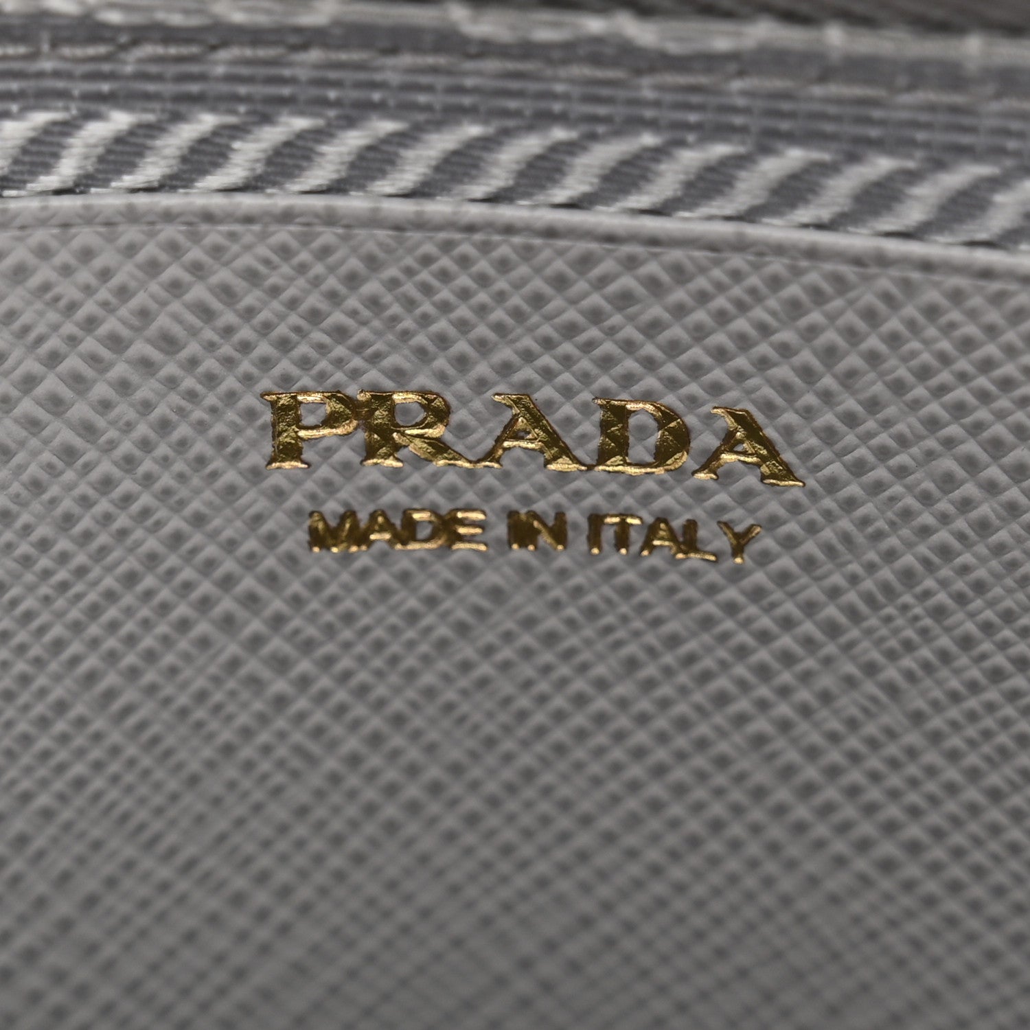 Prada Montone Shearling Saffiano Triangle Mini Pouch Fiordaliso 6 of 10