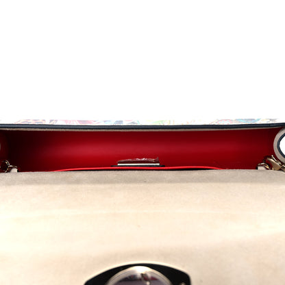 Christian Louboutin Patent Trash Printed Vero Dodat Clutch Multicolor 4 of 8