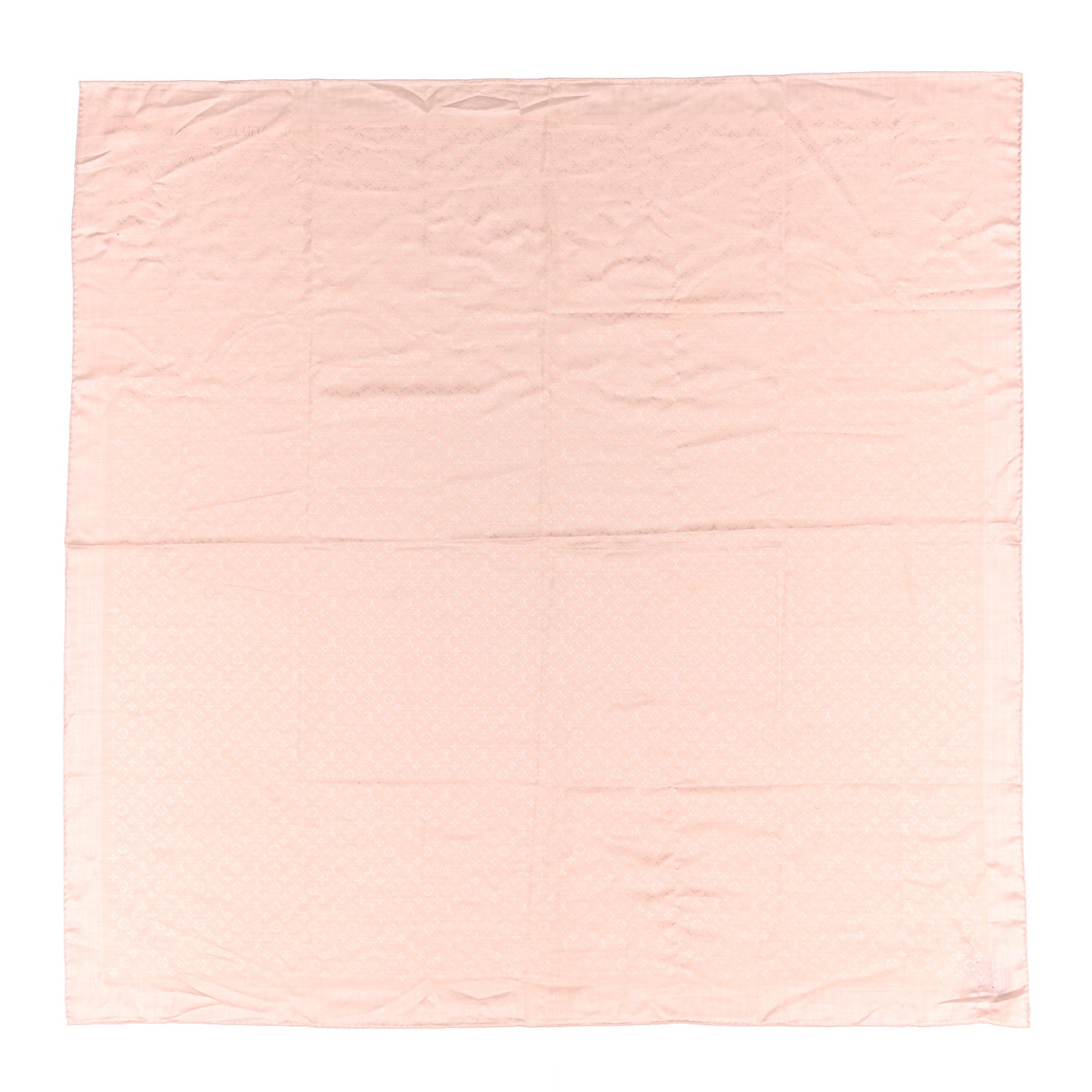 Wool Silk Monogram Evermore Shawl Rose Poudre