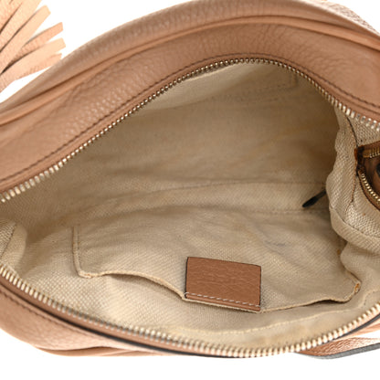 Gucci Pebbled Calfskin Small Soho Disco Bag Camelia 5 of 10