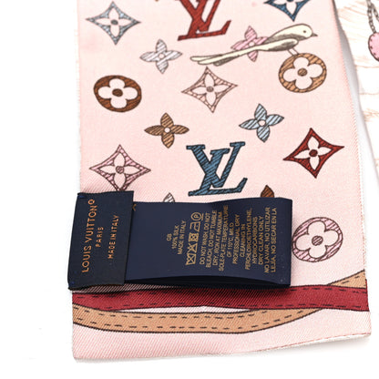 Louis Vuitton Silk Monogram Up And Away Bandeau Rose Clair 3 of 3