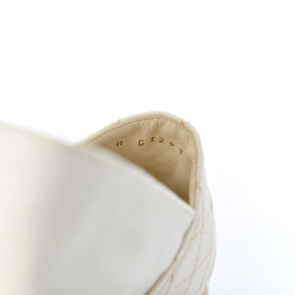 Chanel Fabric Biarritz CC Espadrilles 38 White Gold 8 of 8