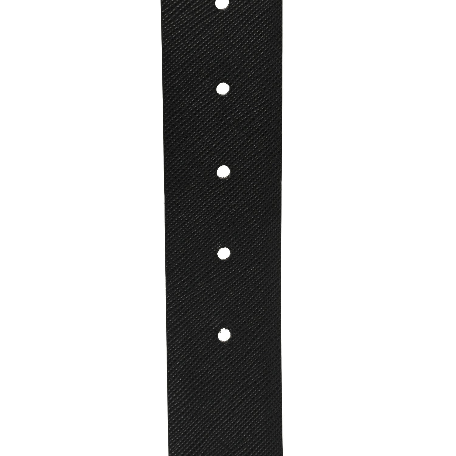 Prada Saffiano Triangle Reversible Belt 85 34 Black Caramel 4 of 6