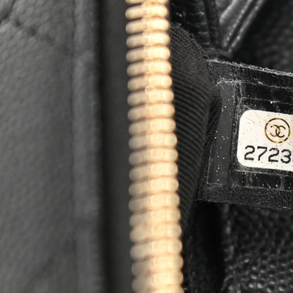 Chanel Lambskin Caviar Lovely Chains Flap Shoulder Bag Black 7 of 10