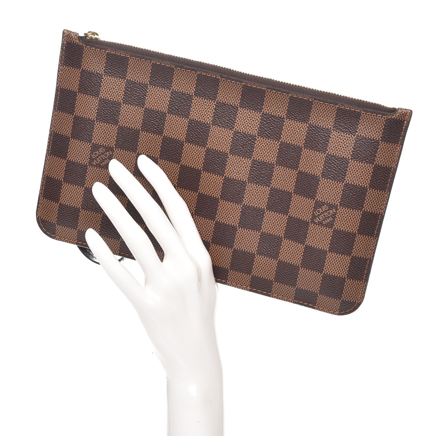 Louis Vuitton Damier Ebene Neverfull MM GM Pochette 2 of 7