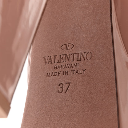 Valentino Garavani Patent Tan-Go 55/155mm Platform Pumps 37 Rose Cannelle 6 of 9