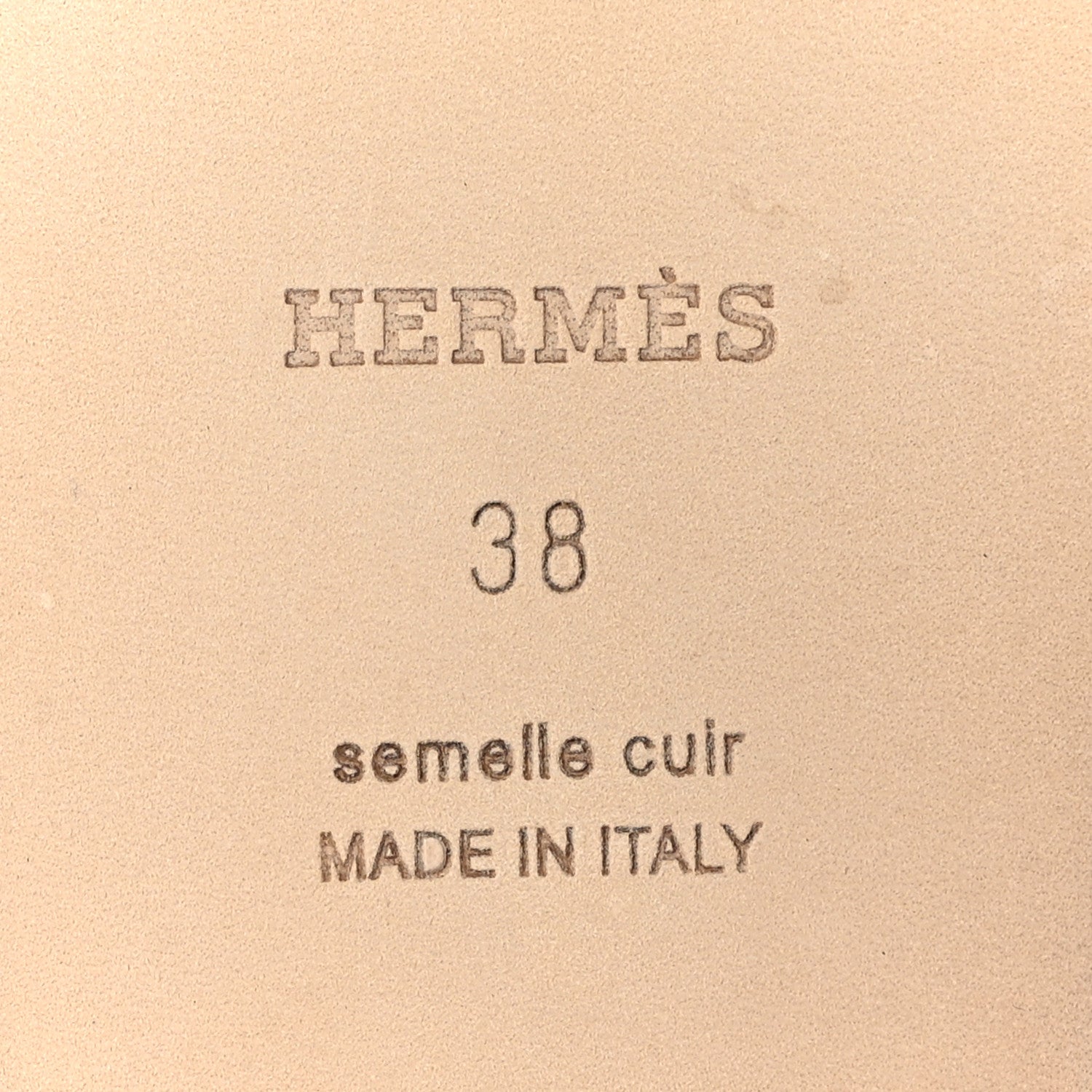 Hermes Box Calfskin Oran Sandals 38 Rose Pétale 7 of 9