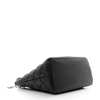 Chanel Caviar Quilted Medallion Tote Black 4 of 13