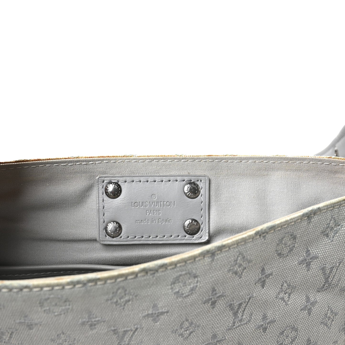 Mini Monogram Patchwork Conte De Fees Musette Grey