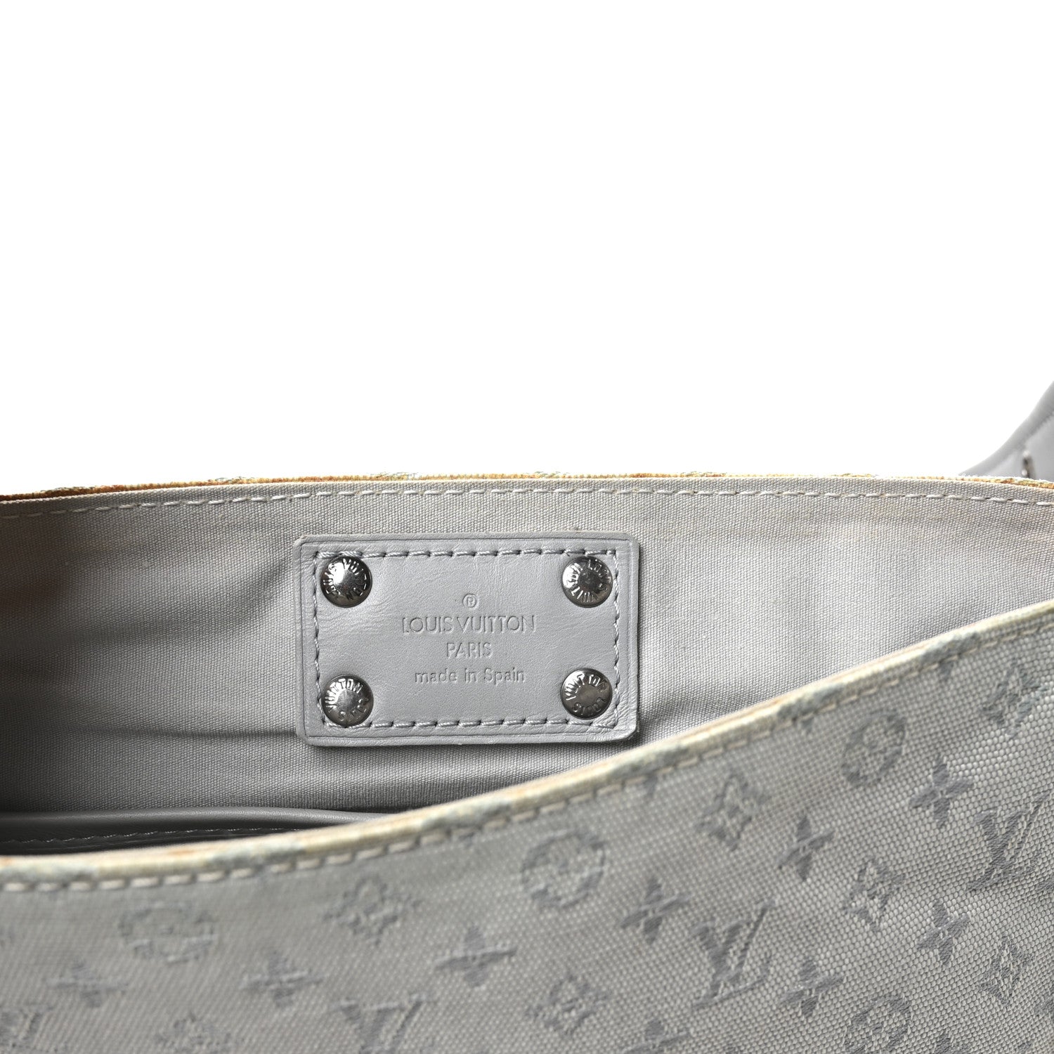 Louis Vuitton Mini Monogram Patchwork Conte De Fees Musette Grey 6 of 11