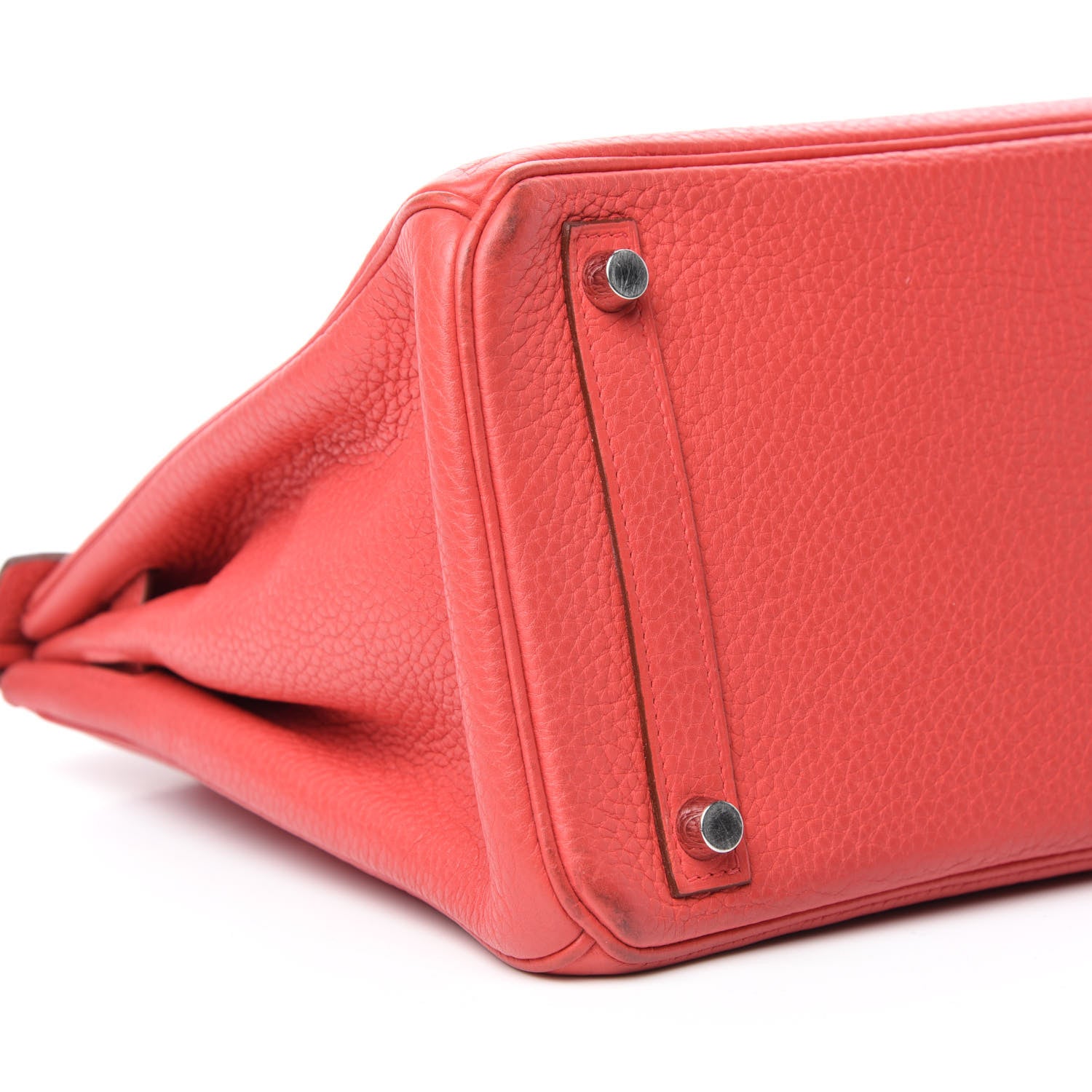 Hermes Taurillon Clemence Birkin 30 Bougainvillea 6 of 14