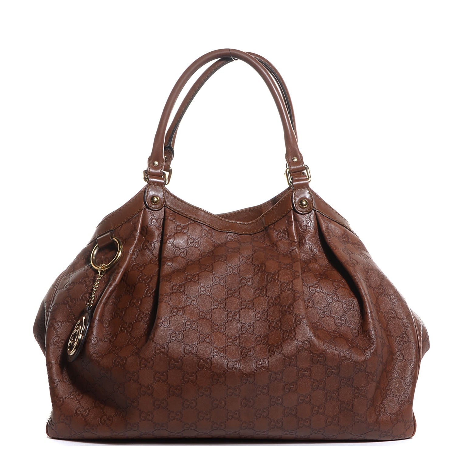 Gucci Guccissima Large Sukey Tote Brown 1 of 7