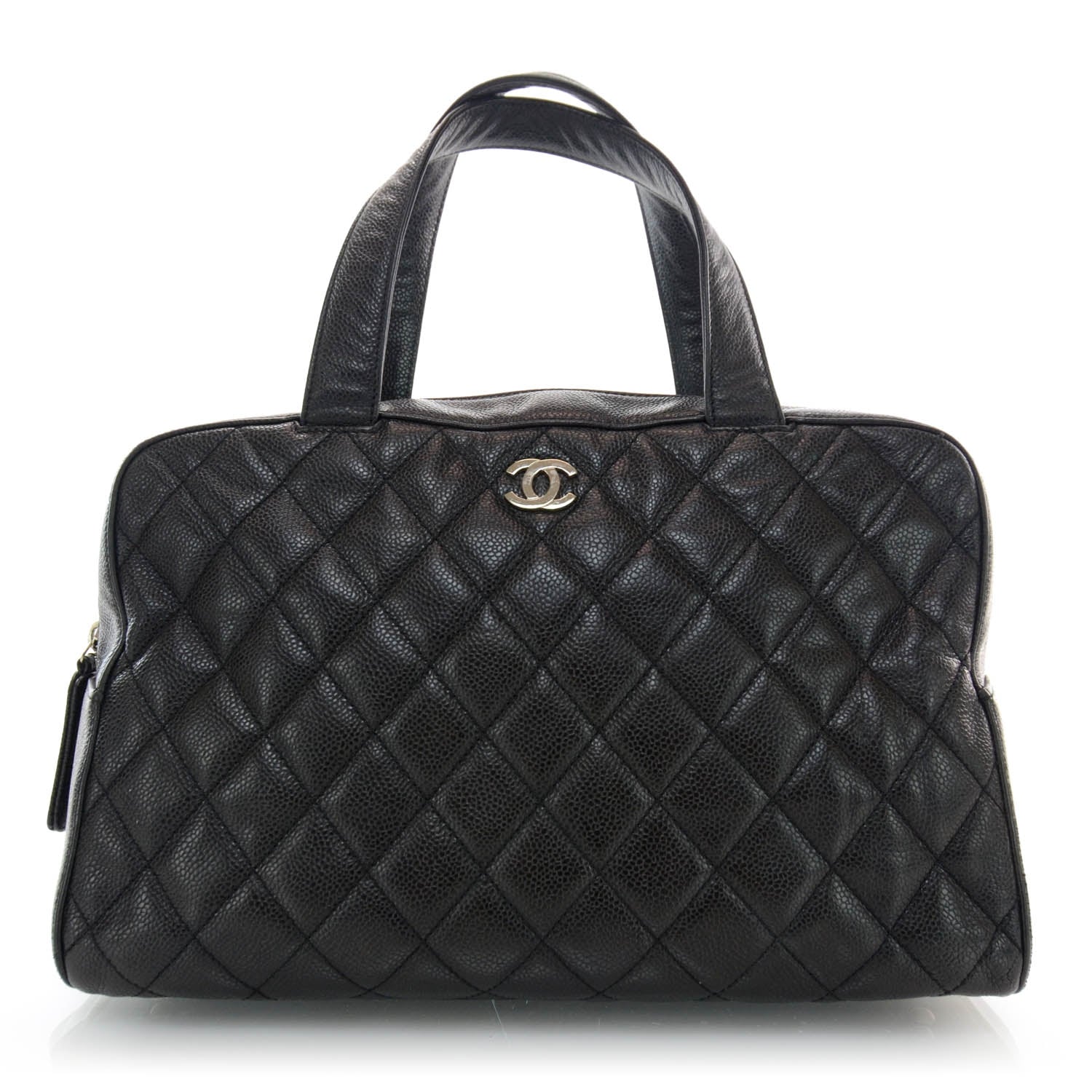 Chanel Caviar Quilted Bowler Black 1 of 10