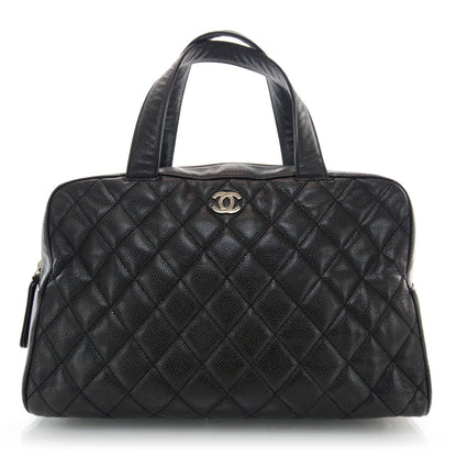 Chanel Caviar Quilted Bowler Black 1 of 10