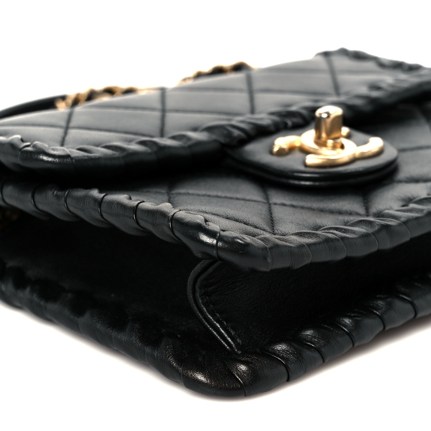 Chanel Calfskin Braided Mini My Own Frame Flap Black 11 of 12