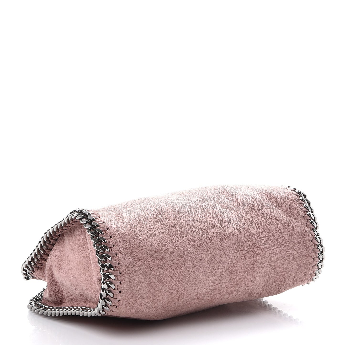 Shaggy Deer Mini Falabella Fold Over Tote Pink