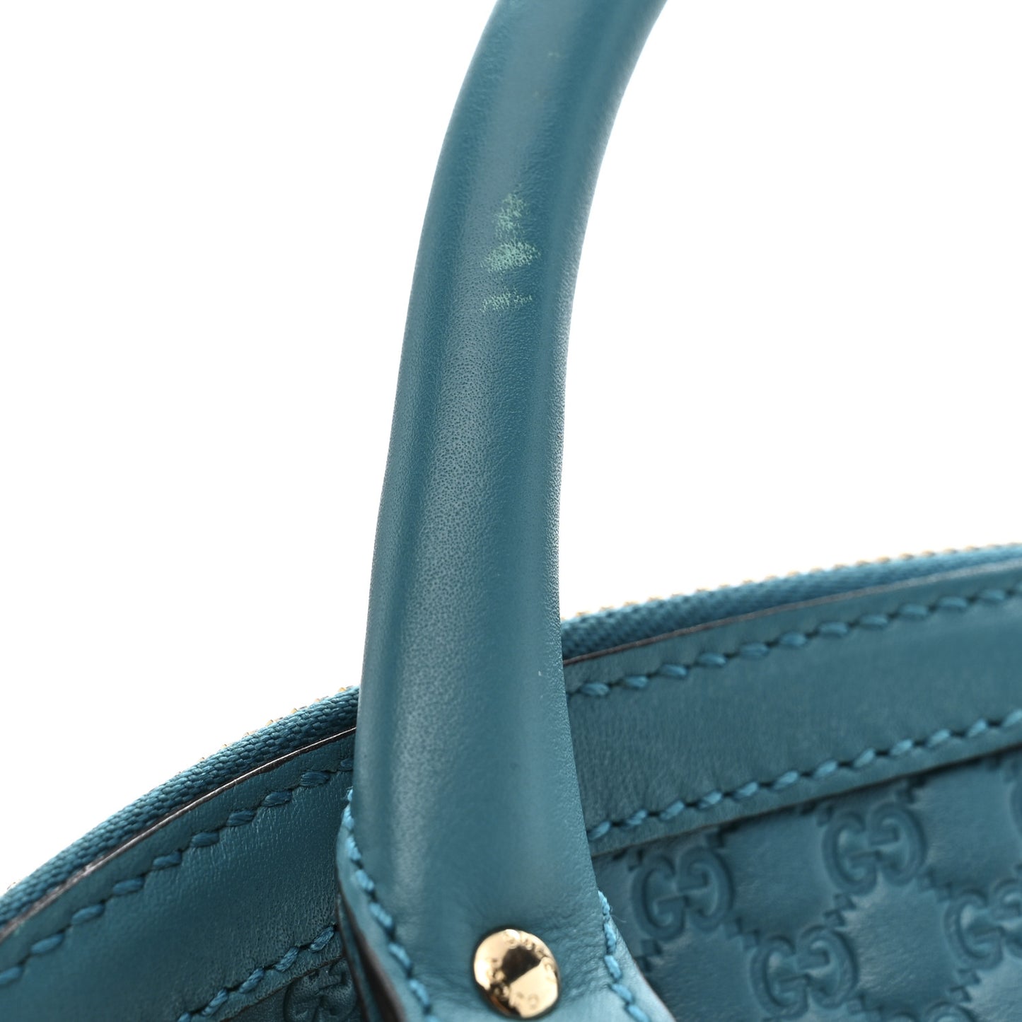 Microguccissima Medium Dome Bag Deep Cobalt